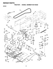 Weed Eater WZ14542D Lawn Tractor Repair Manual, 2010 page 8