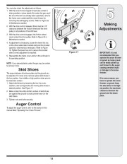 MTD Cub Cadet WE 26 Snow Blower Owners Manual page 13