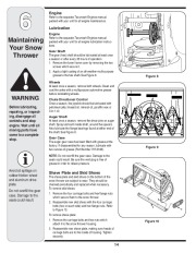 MTD Cub Cadet WE 26 Snow Blower Owners Manual page 14