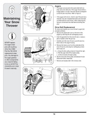 MTD Cub Cadet WE 26 Snow Blower Owners Manual page 16