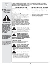 MTD Cub Cadet WE 26 Snow Blower Owners Manual page 18