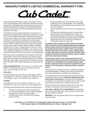 MTD Cub Cadet WE 26 Snow Blower Owners Manual page 27