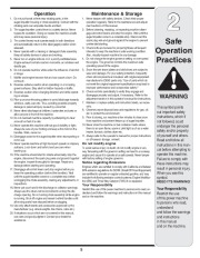 MTD Cub Cadet WE 26 Snow Blower Owners Manual page 5