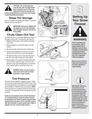 MTD Cub Cadet WE 26 Snow Blower Owners Manual page 7