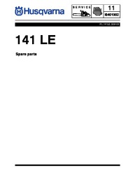 Husqvarna 141 Chainsaw Parts Manual page 1