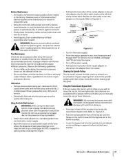 MTD Troy-Bilt RZT Series 42 Inch Tractor Mower Deck Lawn Mower Owners Manual page 21