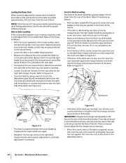 MTD Troy-Bilt RZT Series 42 Inch Tractor Mower Deck Lawn Mower Owners Manual page 24