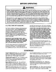 Toro 38543, 38555 Toro 824 Power Shift Snowthrower Owners Manual, 1995 page 11