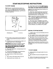 Toro 38543, 38555 Toro 824 Power Shift Snowthrower Owners Manual, 1995 page 13