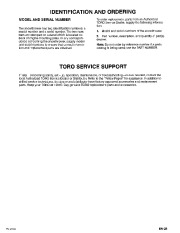 Toro 38543, 38555 Toro 824 Power Shift Snowthrower Owners Manual, 1995 page 23