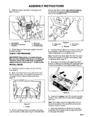 Toro 38543, 38555 Toro 824 Power Shift Snowthrower Owners Manual, 1995 page 9