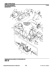 Simplicity 319 1694583 1694584 Single Stage Snow Blower Owners Parts Manual page 10