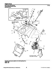 Simplicity 319 1694583 1694584 Single Stage Snow Blower Owners Parts Manual page 6