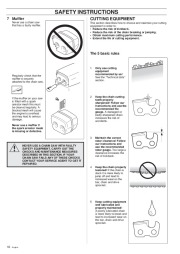 Husqvarna 40 45 Chainsaw Owners Manual, 1999 page 10