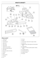 Husqvarna 40 45 Chainsaw Owners Manual, 1999 page 24