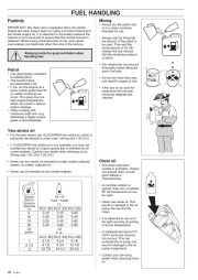 Husqvarna 40 45 Chainsaw Owners Manual, 1999 page 26