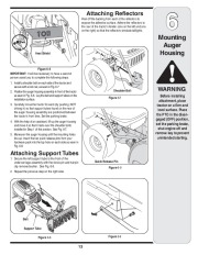 MTD 190-032 101 42-Inch Two Stage Snow Blower Attachment Owners Manual page 13