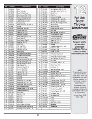 MTD 190-032 101 42-Inch Two Stage Snow Blower Attachment Owners Manual page 21