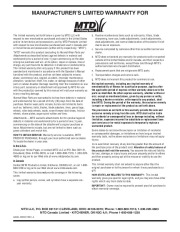 MTD 190-032 101 42-Inch Two Stage Snow Blower Attachment Owners Manual page 24