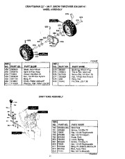 Craftsman 536.886141 Craftsman 22 inch Snow Thrower Owners Manual page 31