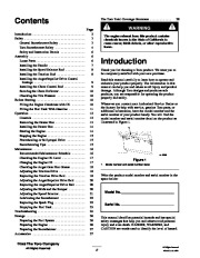 Toro 38051 522 Snowthrower Owners Manual, 2001 page 2