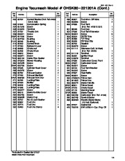 Toro 38542 and 38558 Toro 824 1028 Power Shift Snowthrower Parts Catalog, 1999 page 17