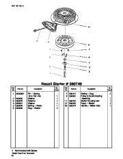 Toro 38542 and 38558 Toro 824 1028 Power Shift Snowthrower Parts Catalog, 1999 page 18