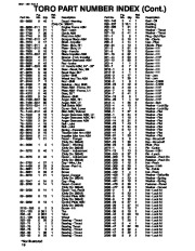 Toro 38542 and 38558 Toro 824 1028 Power Shift Snowthrower Parts Catalog, 1999 page 22