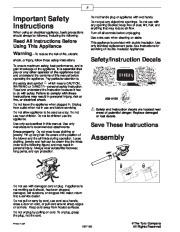 Toro 51586 Power Sweep Blower Owners Manual, 2000 page 2