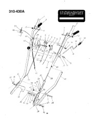 MTD 310 430A Snow Blower Owners Manual page 20