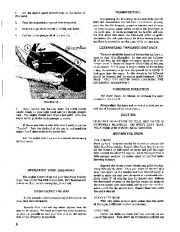 Simplicity 558 4 HP Single Stage Snow Away Snow Blower Owners Manual page 8