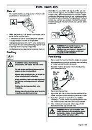 Husqvarna 570 576XP 576XPG Chainsaw Owners Manual, 2001,2002,2003,2004,2005,2006,2007,2008,2009,2010 page 19
