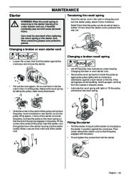 Husqvarna 570 576XP 576XPG Chainsaw Owners Manual, 2001,2002,2003,2004,2005,2006,2007,2008,2009,2010 page 35