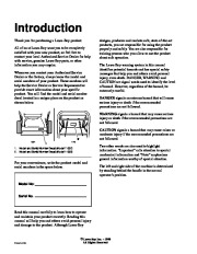 Toro Owners Manual, 2001 page 2