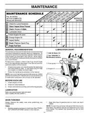 Husqvarna 10527STE Snow Blower Owners Manual, 2004,2005,2006,2007,2008,2009 page 14