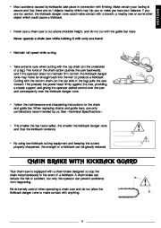 Husqvarna 315 318 Electric Chainsaw Owners Manual, 2002,2003,2004,2005 page 10