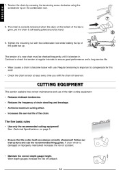 Husqvarna 315 318 Electric Chainsaw Owners Manual, 2002,2003,2004,2005 page 15