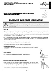 Husqvarna 315 318 Electric Chainsaw Owners Manual, 2002,2003,2004,2005 page 16