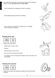 Husqvarna 315 318 Electric Chainsaw Owners Manual, 2002,2003,2004,2005 page 17