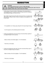 Husqvarna 315 318 Electric Chainsaw Owners Manual, 2002,2003,2004,2005 page 20