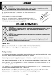 Husqvarna 315 318 Electric Chainsaw Owners Manual, 2002,2003,2004,2005 page 21