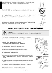 Husqvarna 315 318 Electric Chainsaw Owners Manual, 2002,2003,2004,2005 page 23