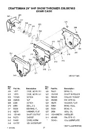 Craftsman 536.887990 Craftsman 29-Inch Snow Thrower Owners Manual page 37
