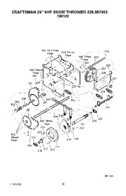 Craftsman 536.887990 Craftsman 29-Inch Snow Thrower Owners Manual page 38