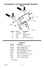 Craftsman 536.887990 Craftsman 29-Inch Snow Thrower Owners Manual page 49