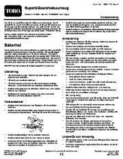 Toro 51593 Super Blower/Vacuum Owners Manual, 2010, 2011, 2012, 2013, 2014 page 1
