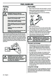 Husqvarna 340 340e 345e 350 Chainsaw Owners Manual, 2007,2008,2009,2010 page 20