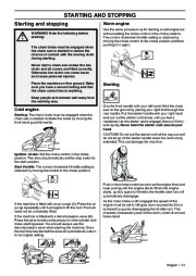 Husqvarna 340 340e 345e 350 Chainsaw Owners Manual, 2007,2008,2009,2010 page 21