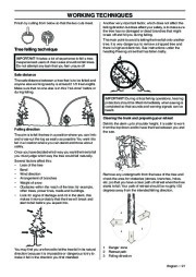 Husqvarna 340 340e 345e 350 Chainsaw Owners Manual, 2007,2008,2009,2010 page 27