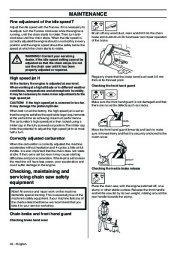 Husqvarna 340 340e 345e 350 Chainsaw Owners Manual, 2007,2008,2009,2010 page 32